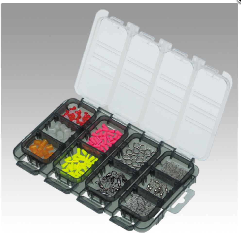 Meiho Light Game Case – Boîte De Pêche Rigide – Noir – Neuve