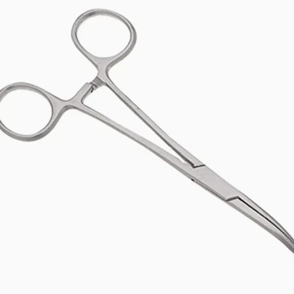 Curved forceps